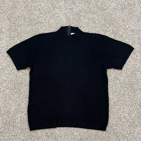 Vintage San Remo Mock Neck Knit Sweater Women's M - Picture 1 of 5